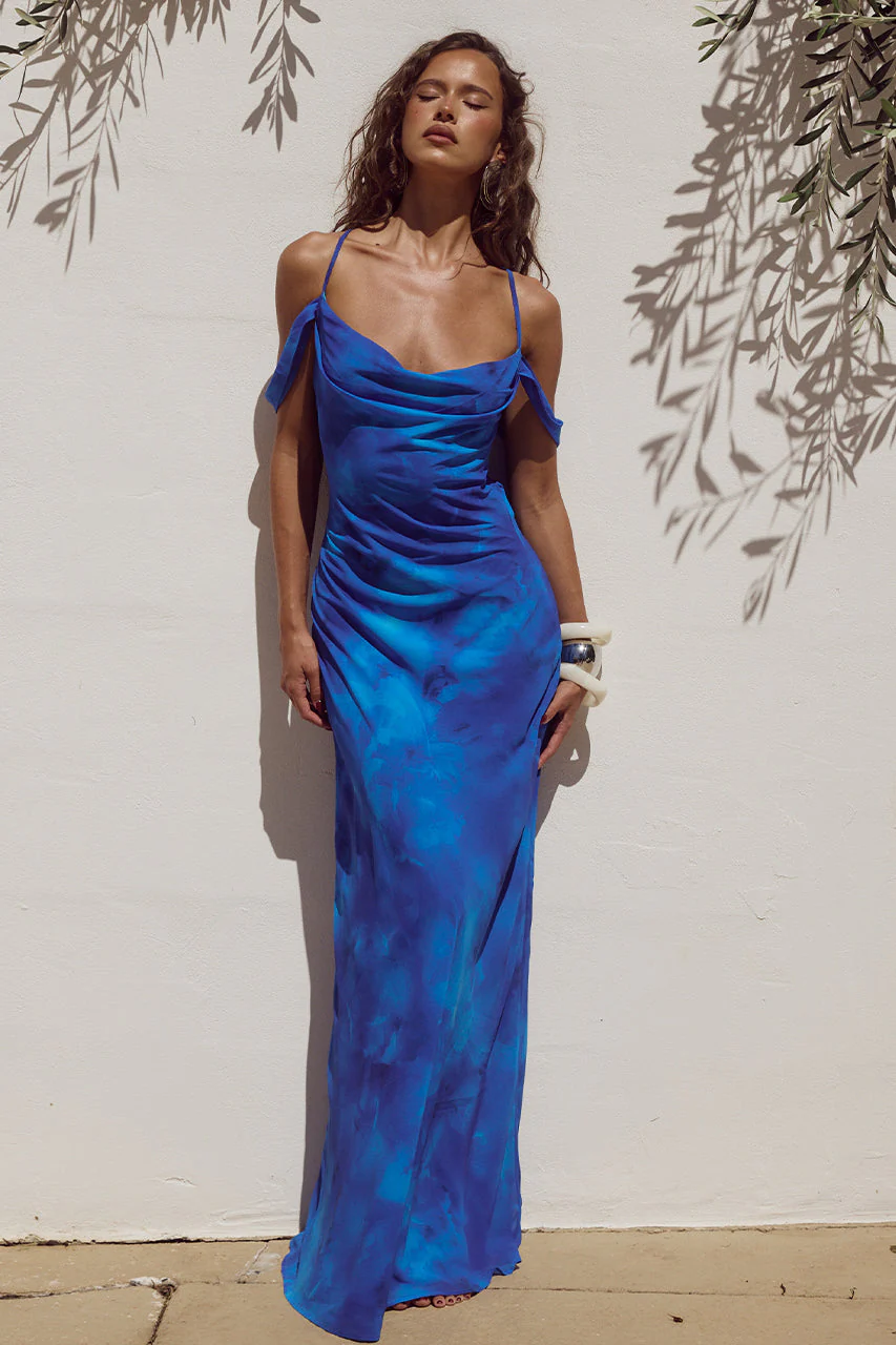 Lavoni Maxi Dress - Ramona Blue - Image 4