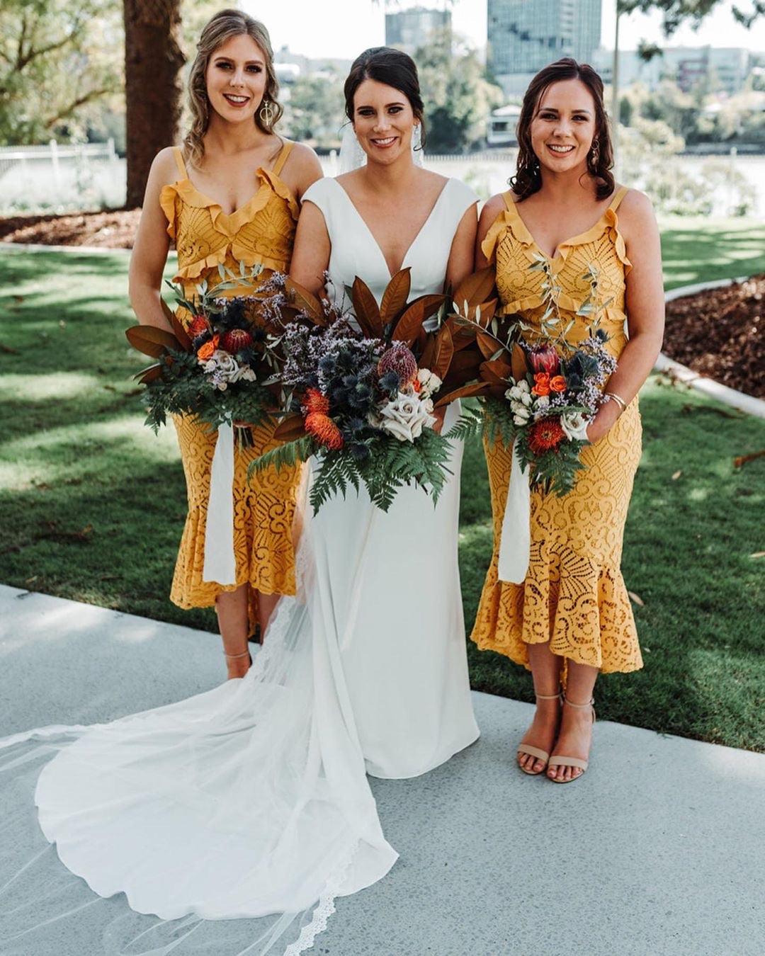Leanne Dress - Mustard - Image 2
