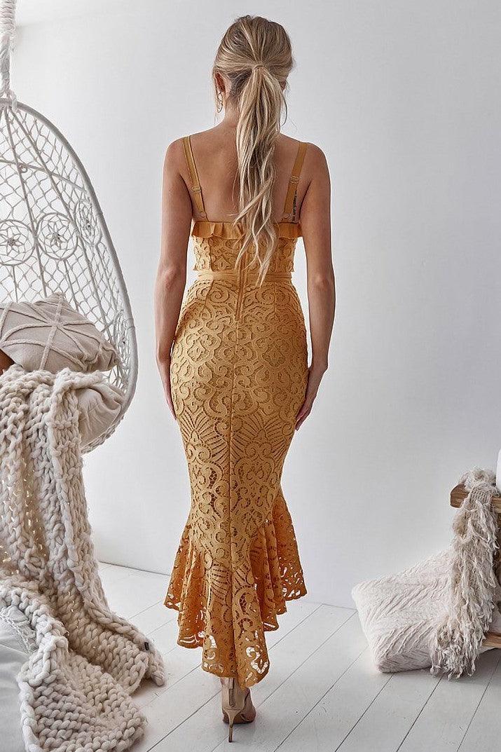 Leanne Dress - Mustard - Image 4