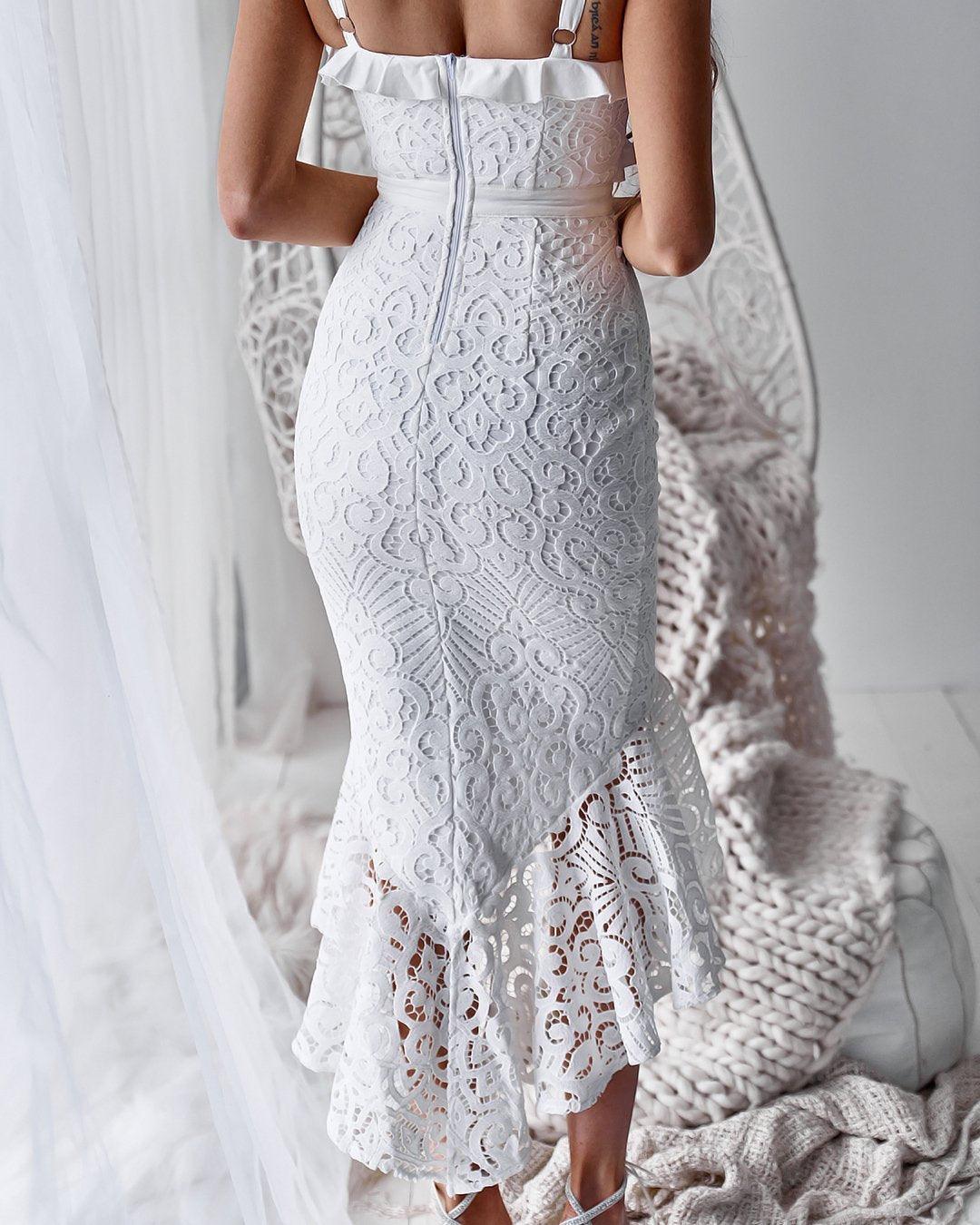 Leanne Dress - White - Image 4