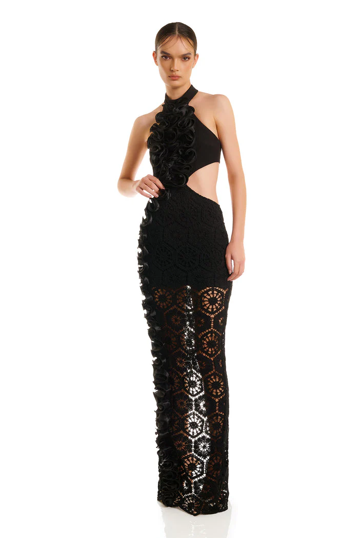 Leila Dress - Black - Image 3