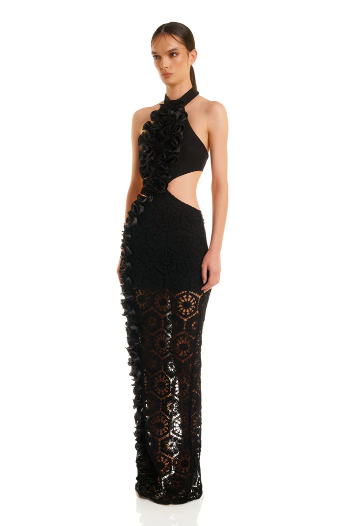 Leila Dress - Black - Image 4