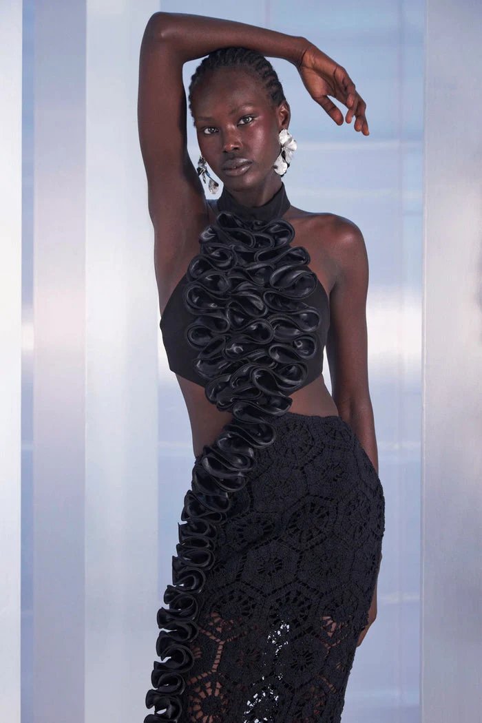 Leila Dress - Black - Image 5
