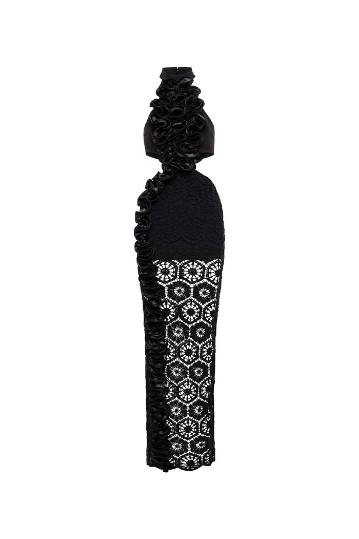 Leila Dress - Black - Image 8