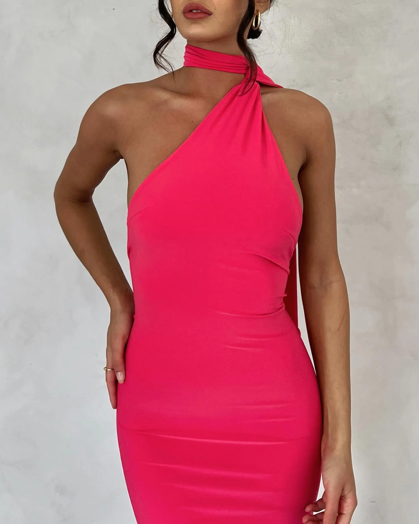 Leoni Dress - Fuchsia - Image 2