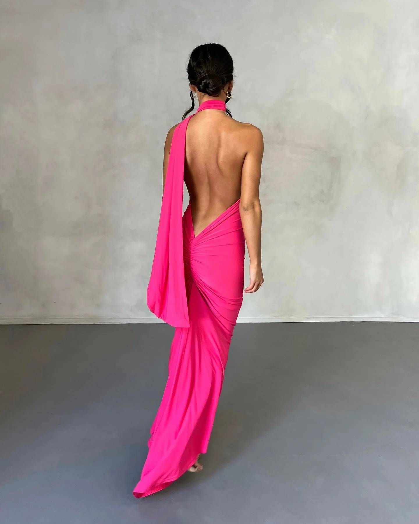 Leoni Dress - Fuchsia - Image 7