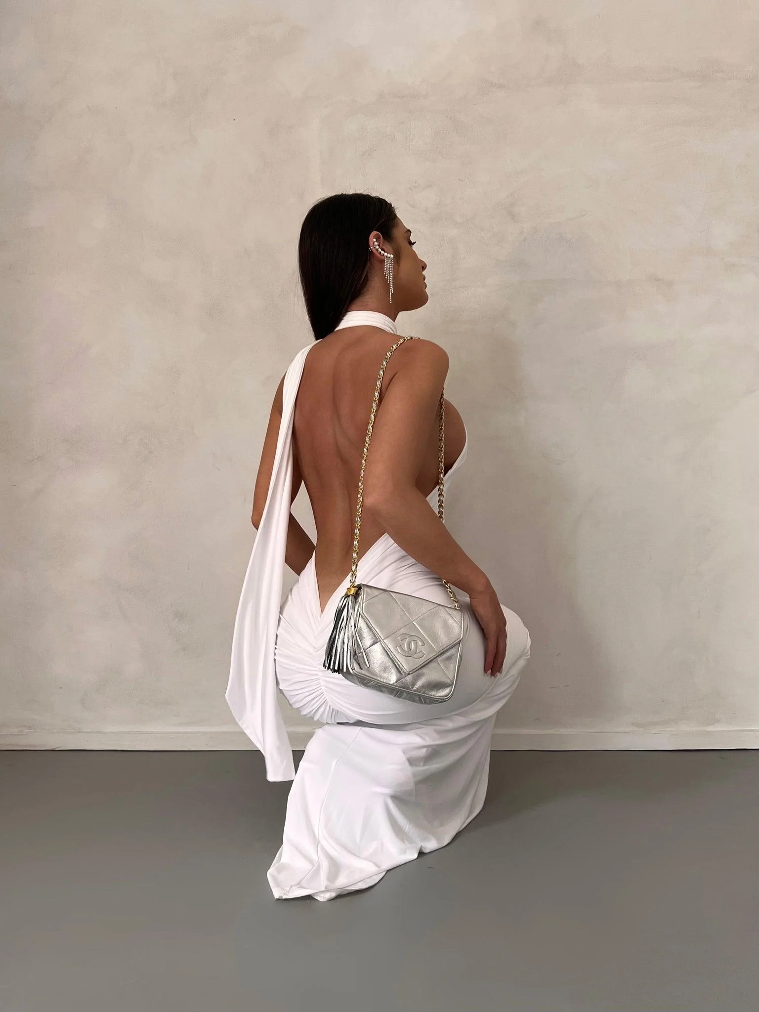 Leoni Dress - White - Image 3