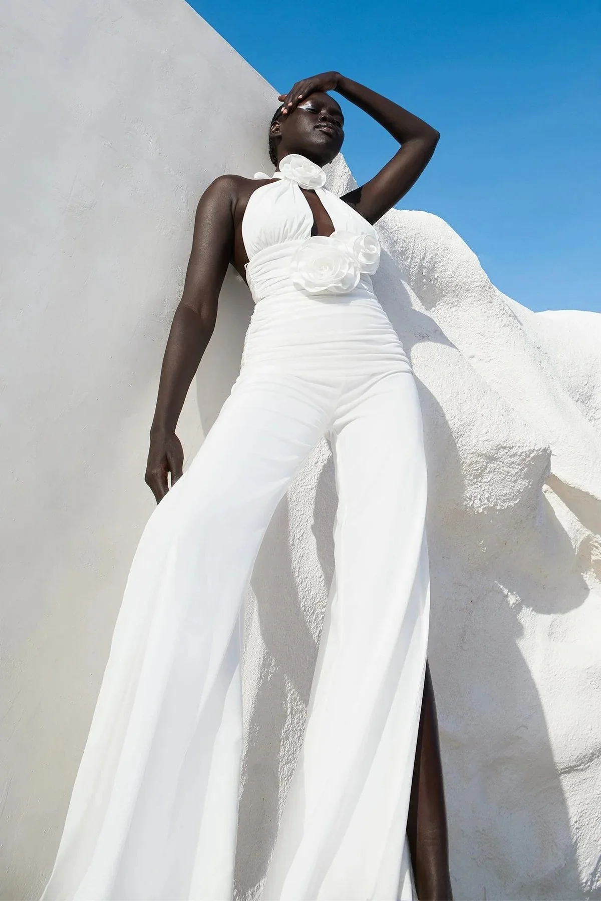Leontina Pantsuit - White - Image 3