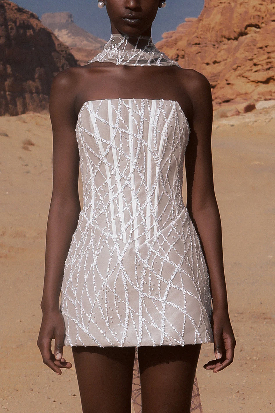 Leora Dress - White - Image 2