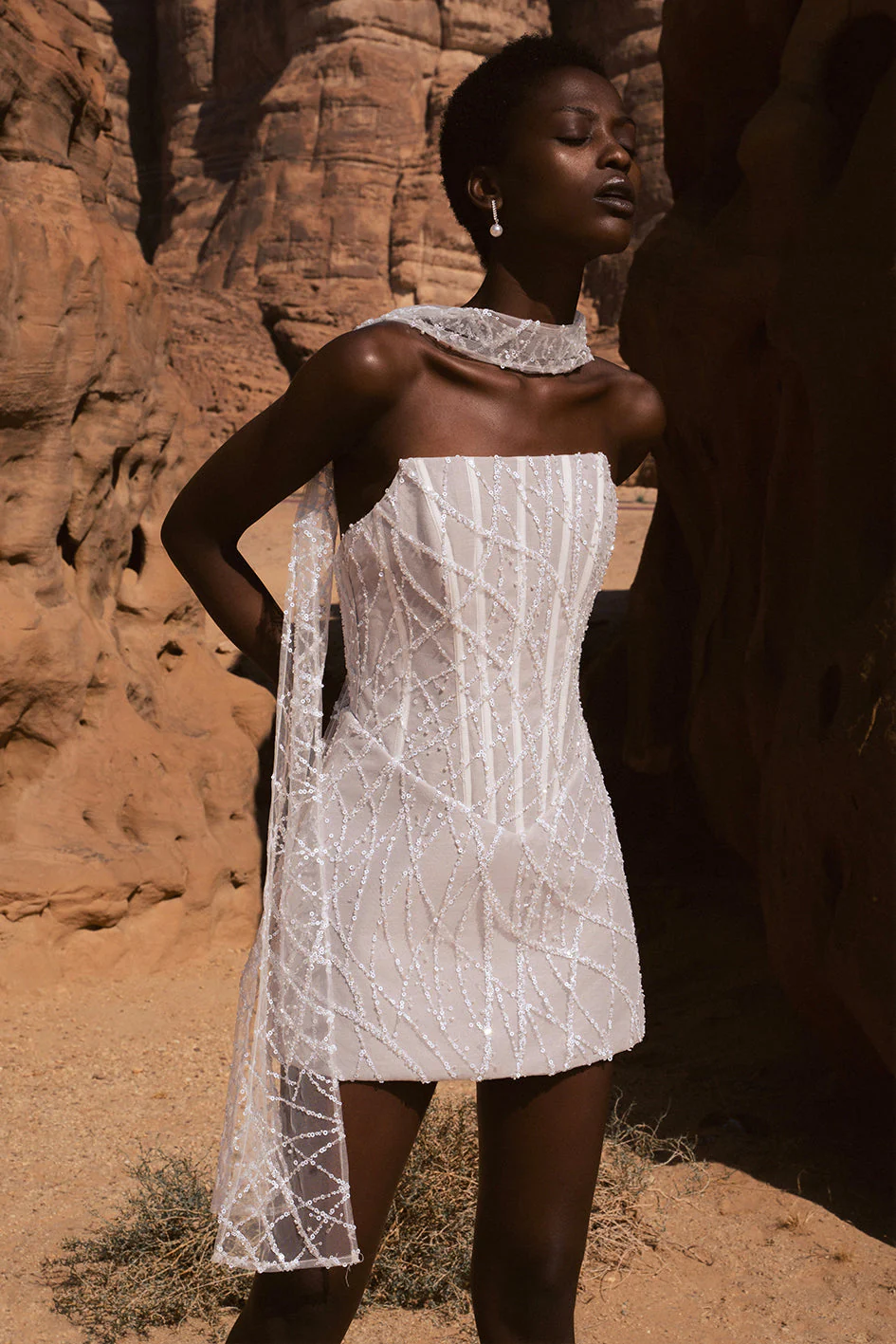 Leora Dress - White - Image 3