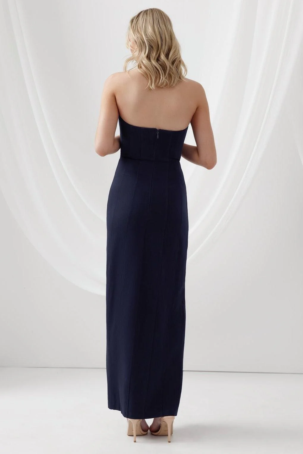 Leyla Dress - Navy - Image 5