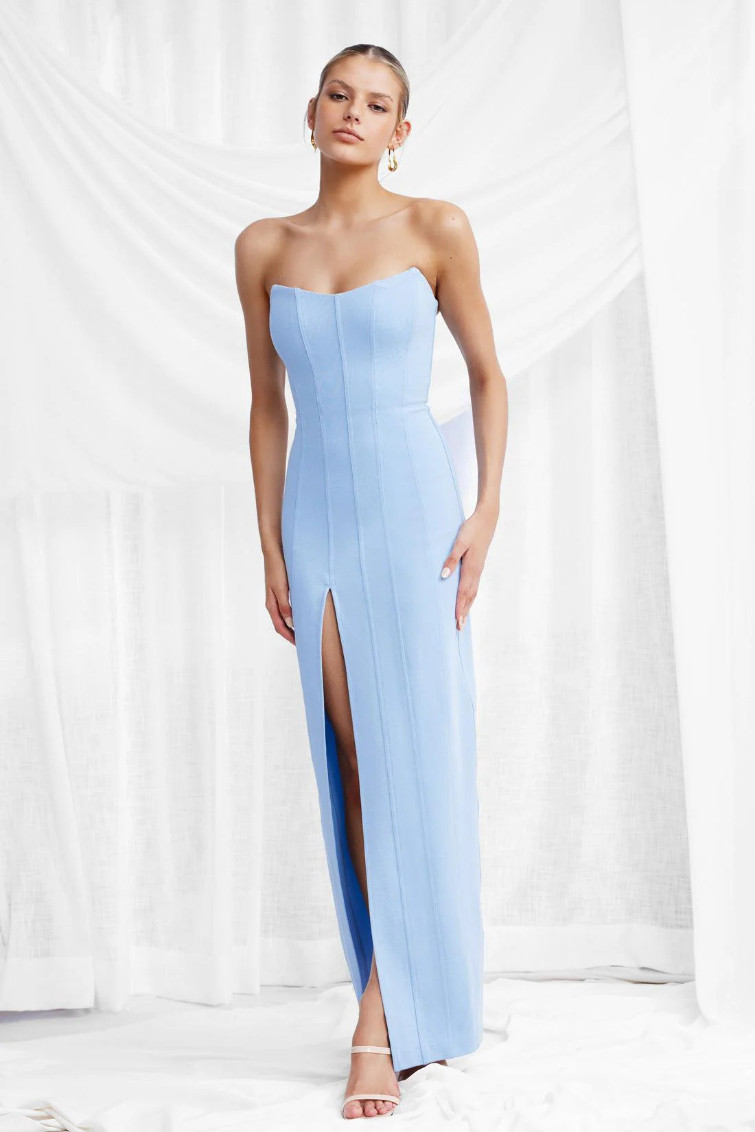 Leyla Dress - Sky Blue - Image 4