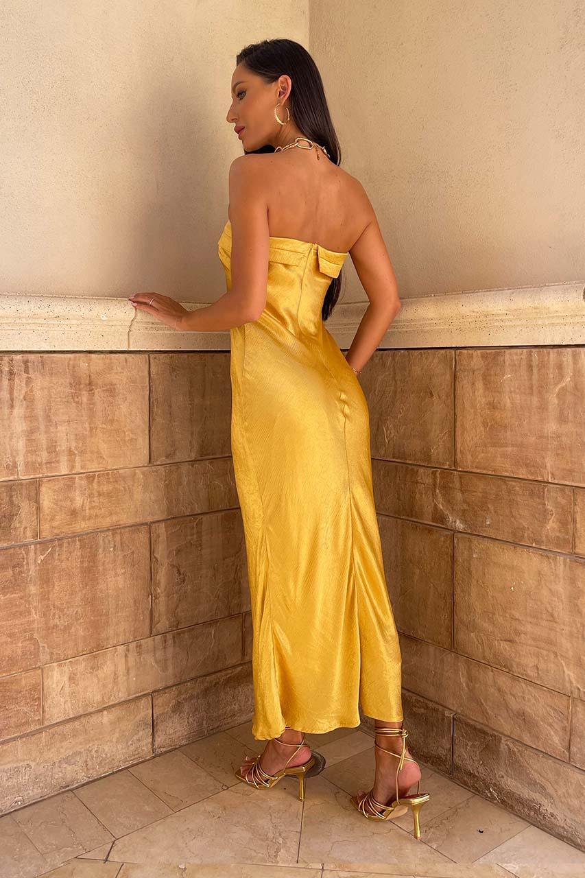 Leyla Slip Dress - Marigold - Image 2
