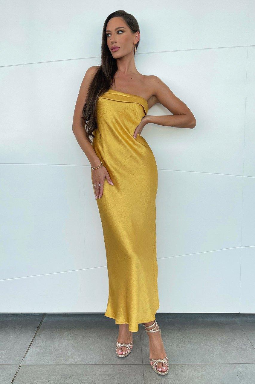 Leyla Slip Dress - Marigold - Image 4