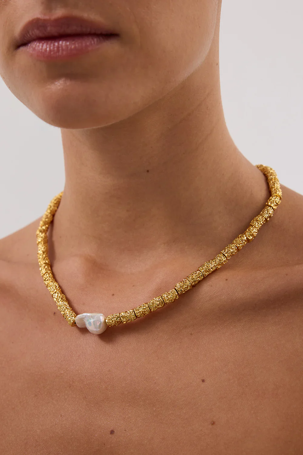 Liora Necklace - 24K Gold Plated - Image 4