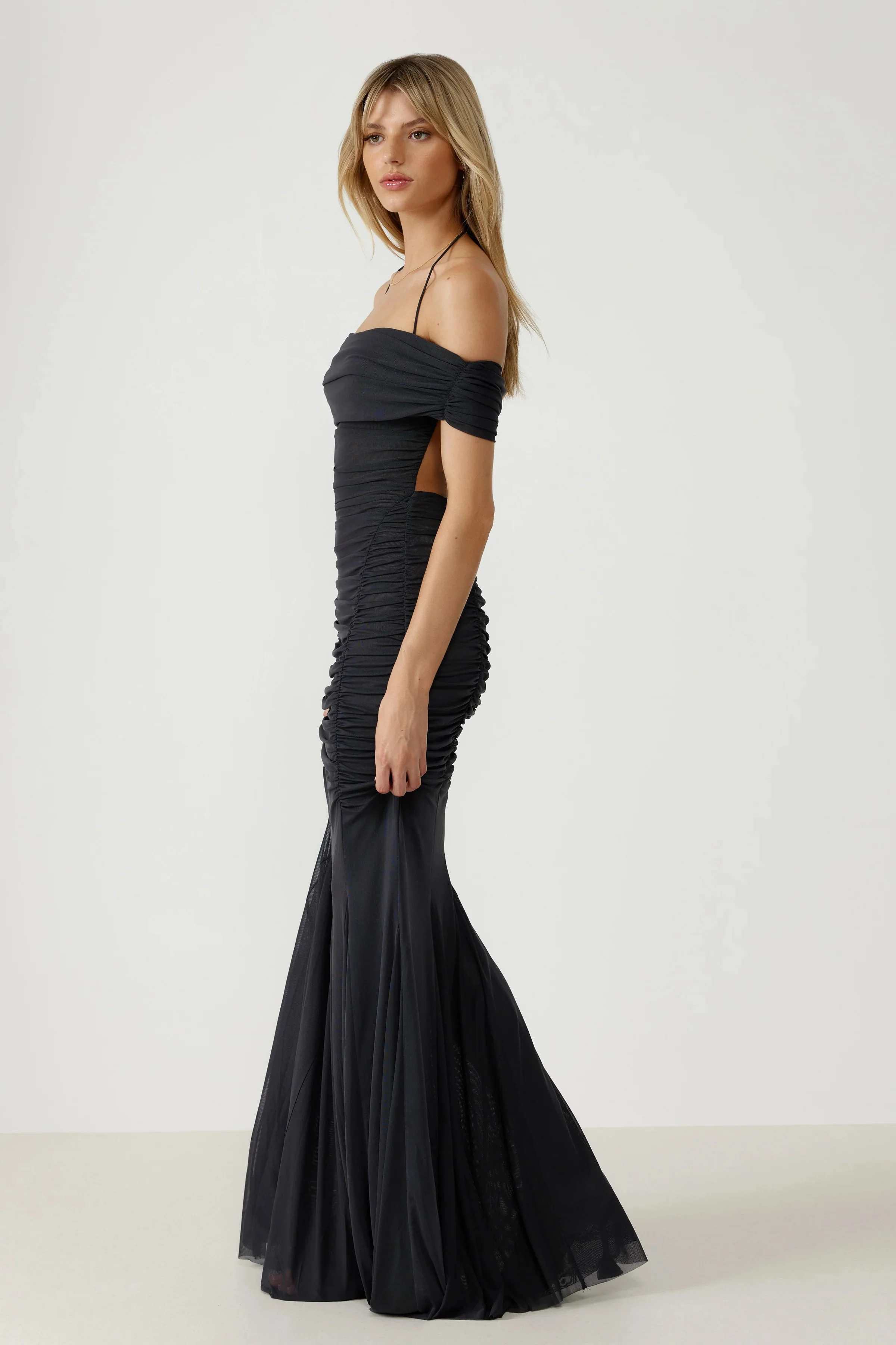 Livia Dress - Charcoal - Image 3