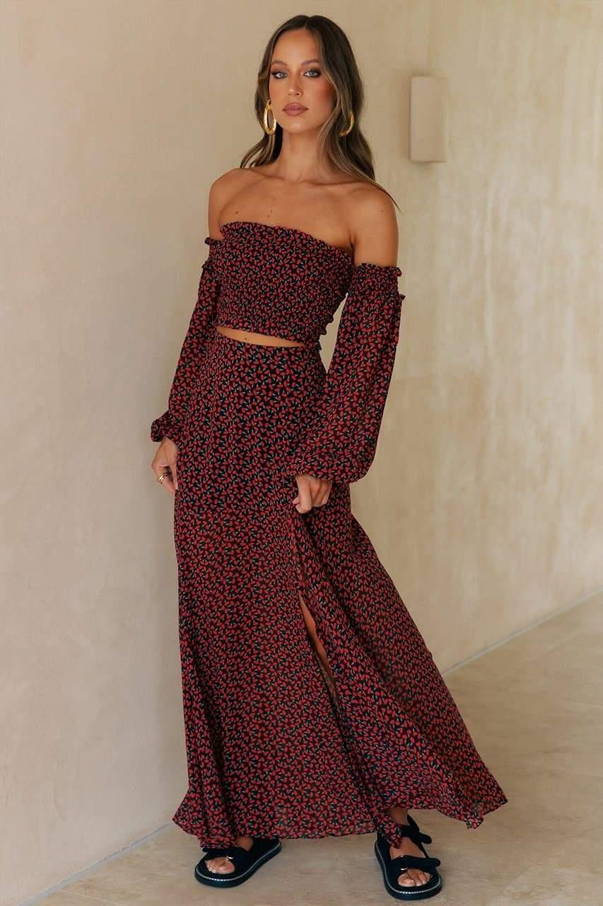 Hartley Crop - Black Floral - Image 4