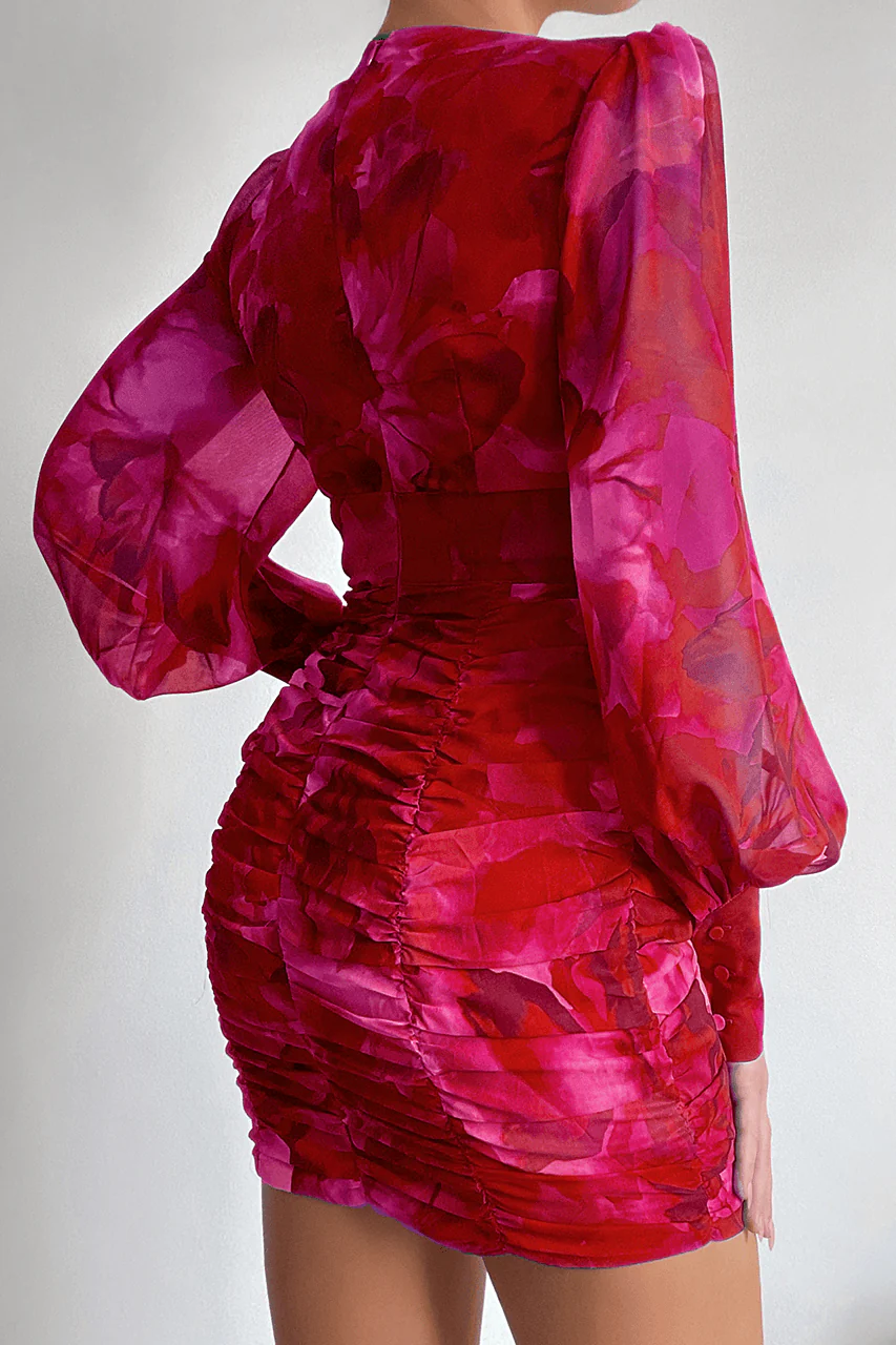 Lizbeth Mini Dress - Pink - Image 2