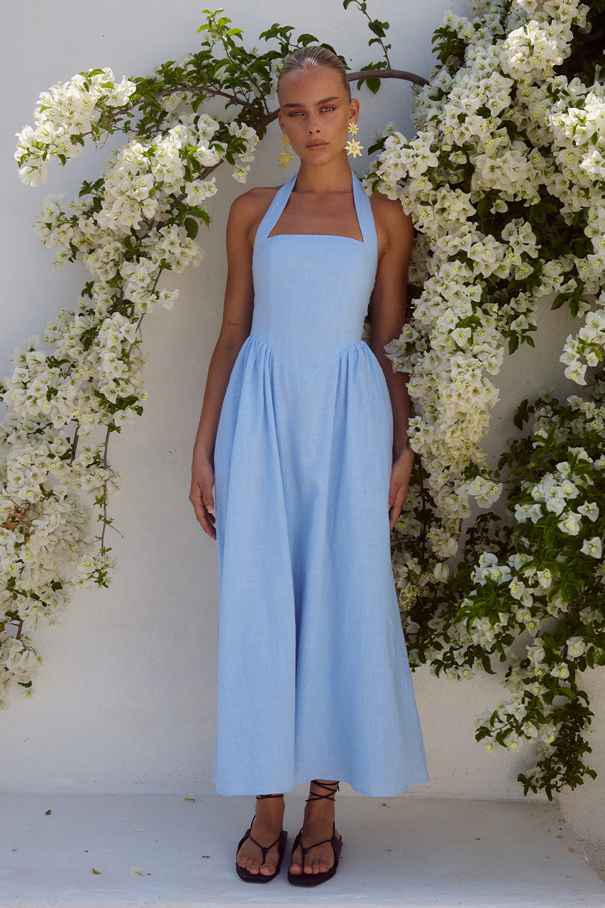 Locklea Midi Dress - Ice blue - Image 3