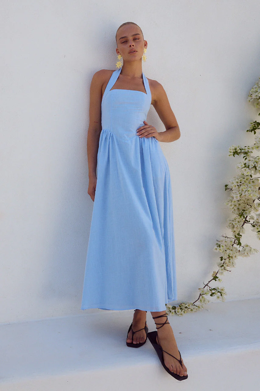 Locklea Midi Dress - Ice blue - Image 4