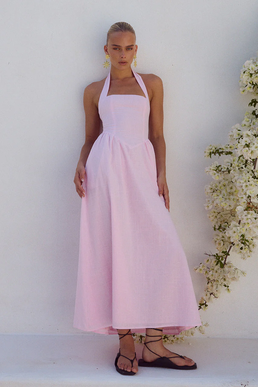 Locklea Midi Dress - Pink - Image 3