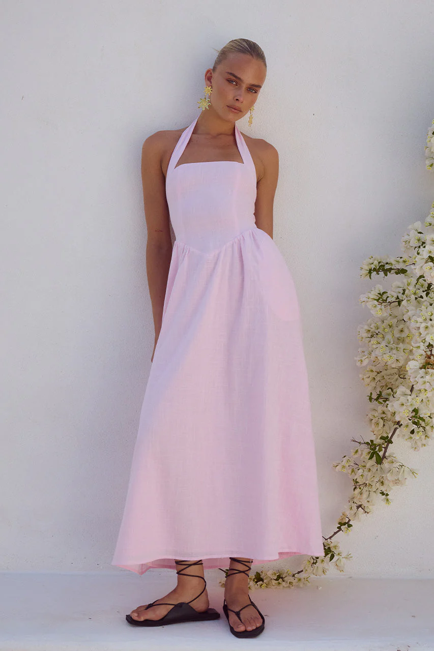 Locklea Midi Dress - Pink - Image 4