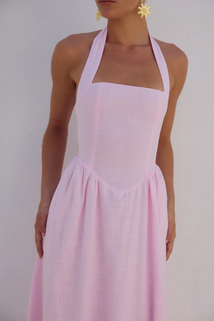 Locklea Midi Dress - Pink - Image 5
