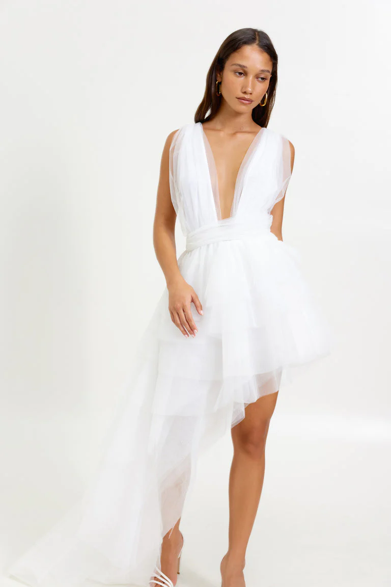 Lola Dress - White - Image 5