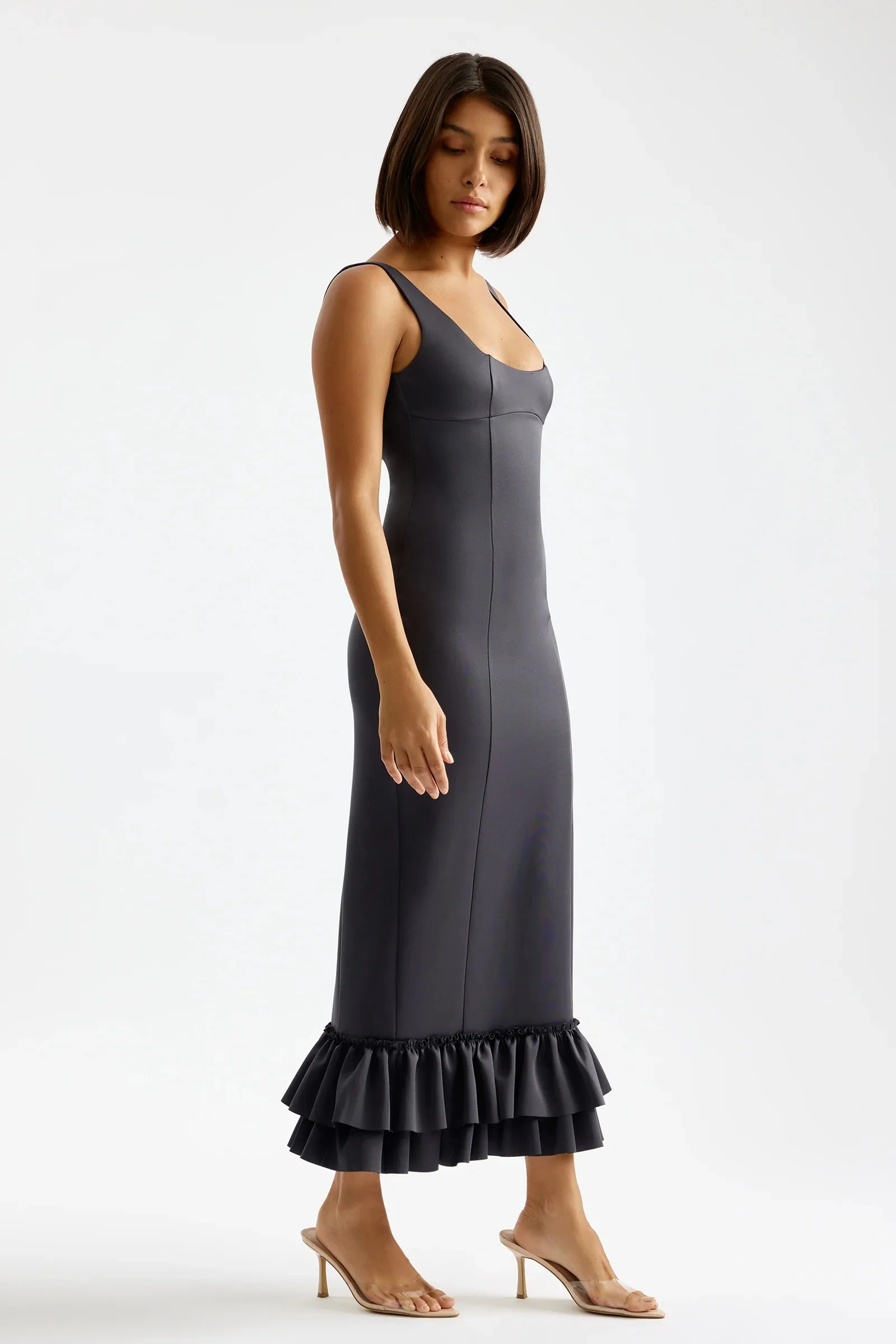 Lolita Dress - Charcoal - Image 3