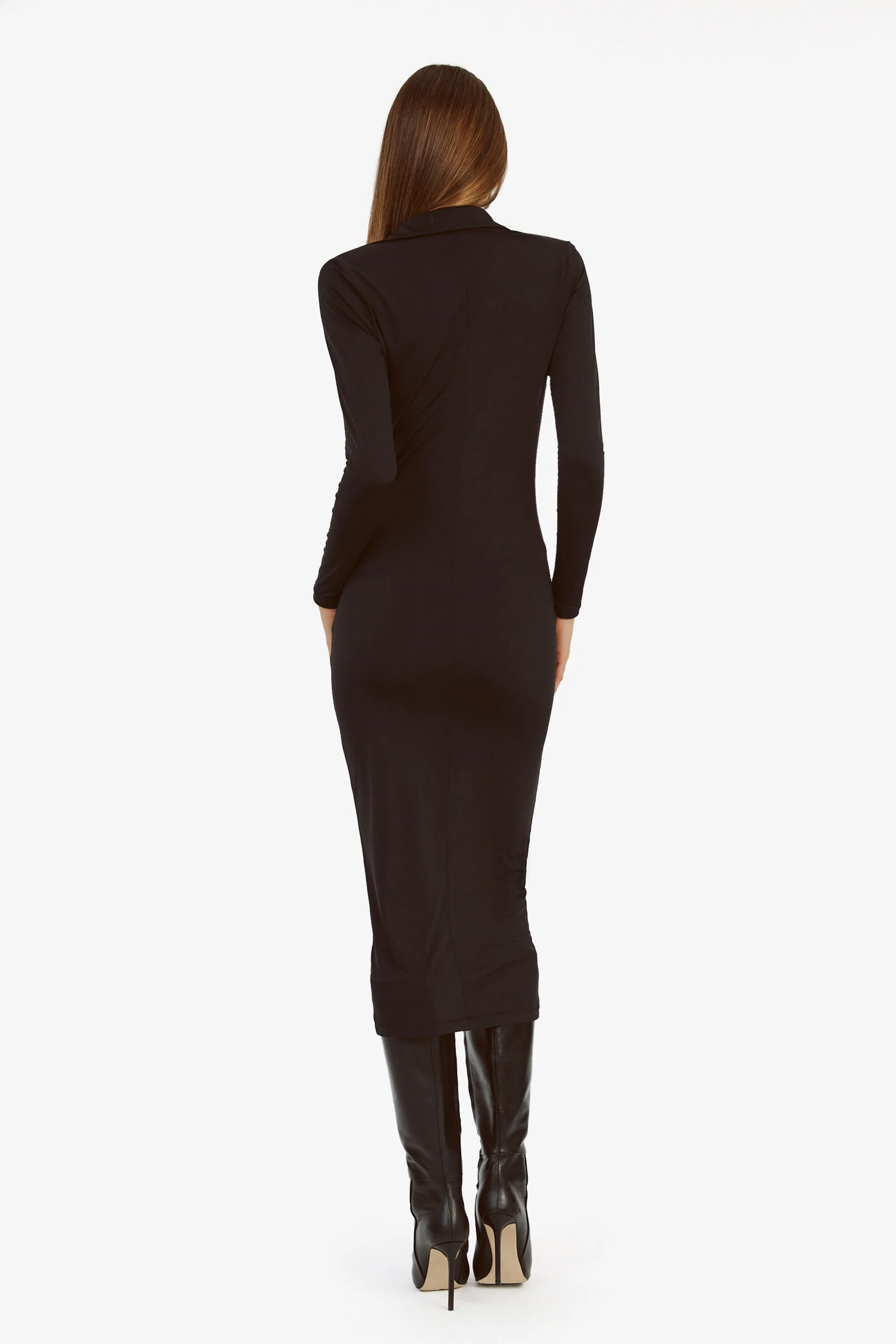 Lorel Midi Dress - Black - Image 2