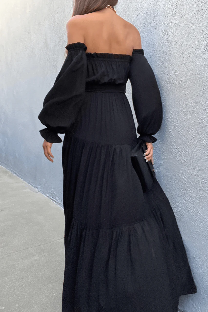 Loren Maxi Dress - Black - Image 2