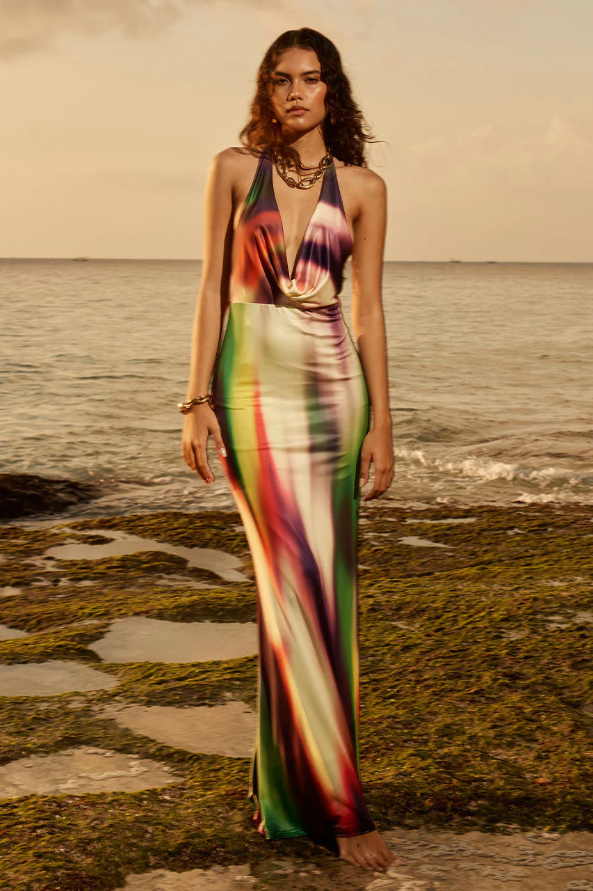 Lori Maxi Dress - Cyprus Print - Image 8