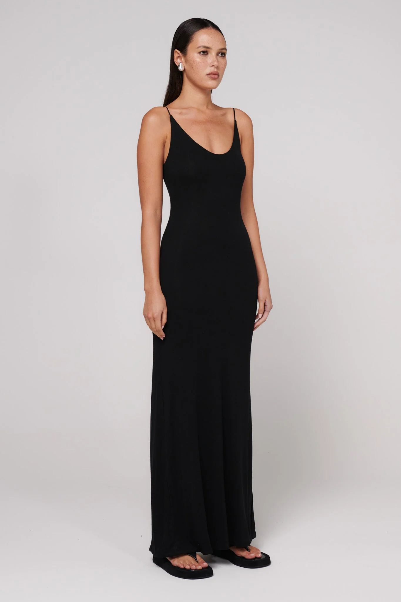 Louise Maxi Dress - Black - Image 4