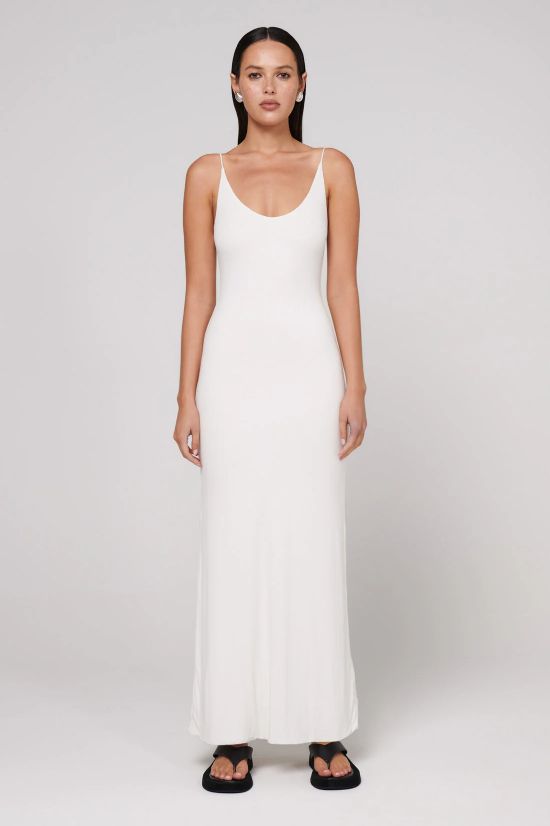 Louise Maxi Dress - White - Image 3