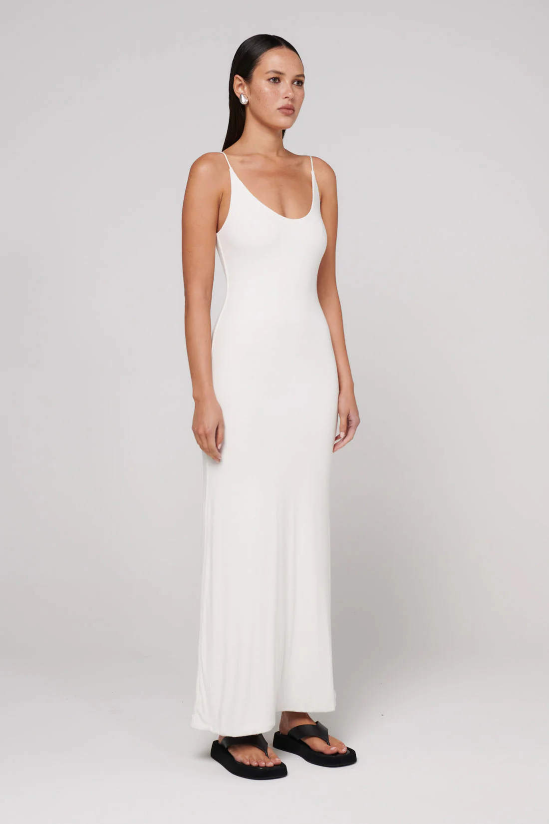 Louise Maxi Dress - White - Image 4