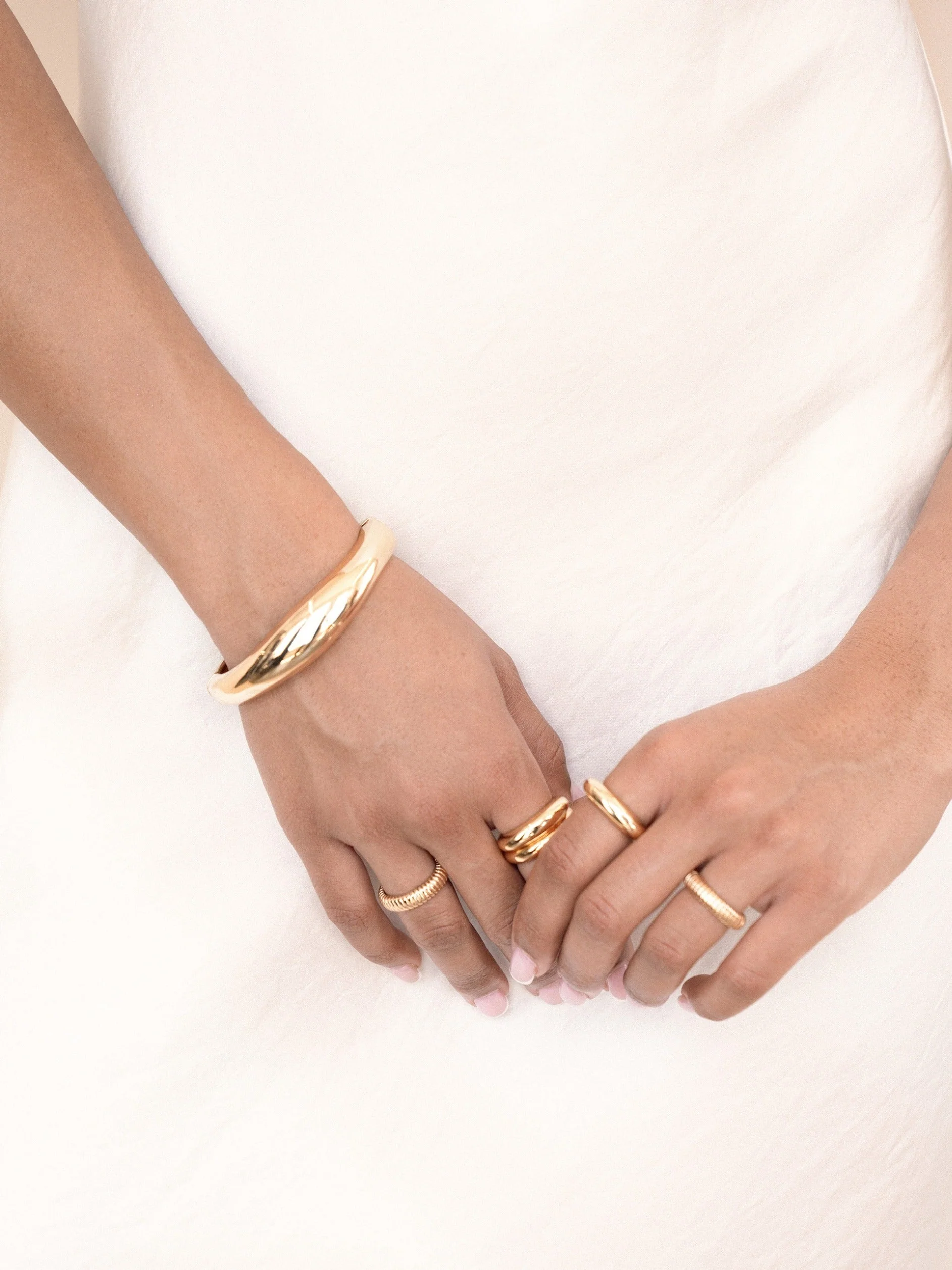 Liquid Cuff - 18k Gold Plated - Image 3