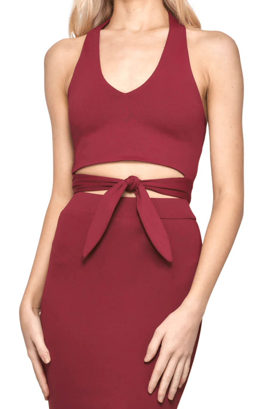 Lucia Halter Set - Wine - Image 5