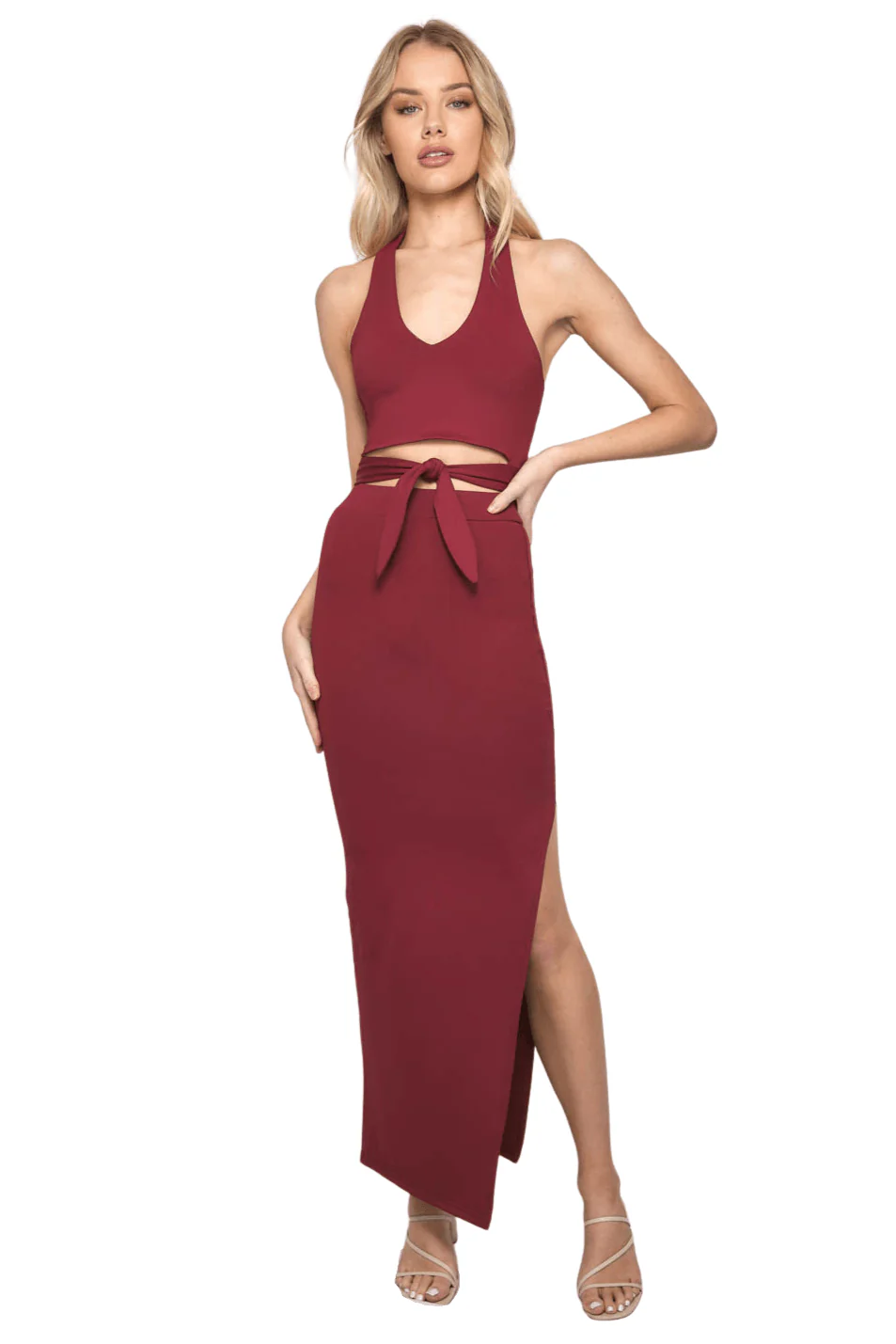 Lucia Halter Set - Wine - Image 6