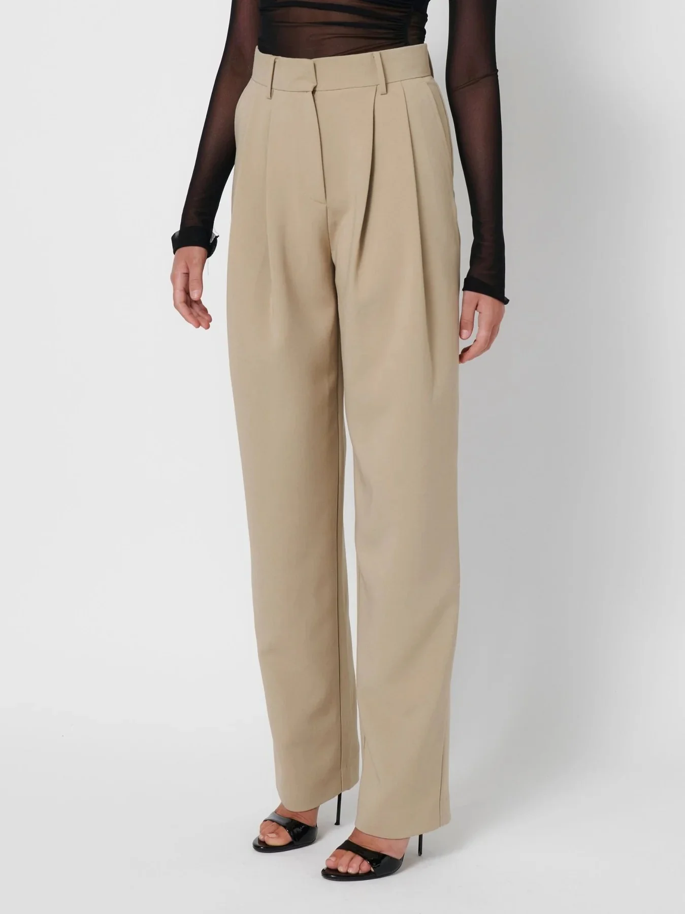 Luka Pants - Beige - Image 3