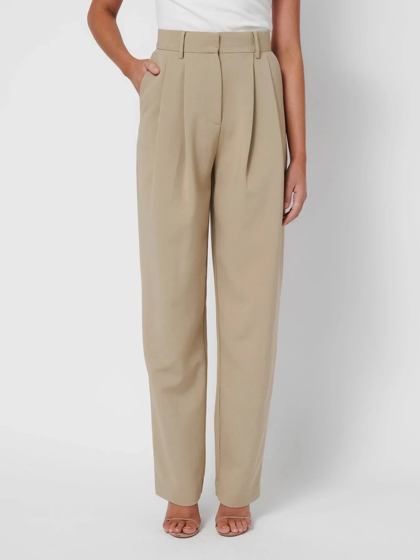 Luka Pants - Beige - Image 4