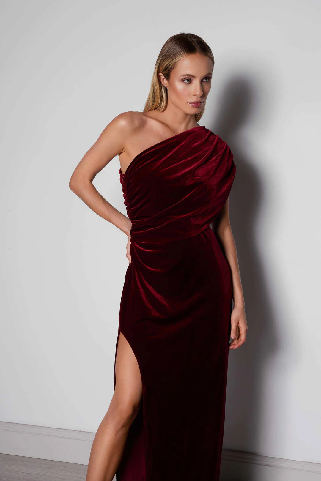 Luna Gown - Wine - Image 3