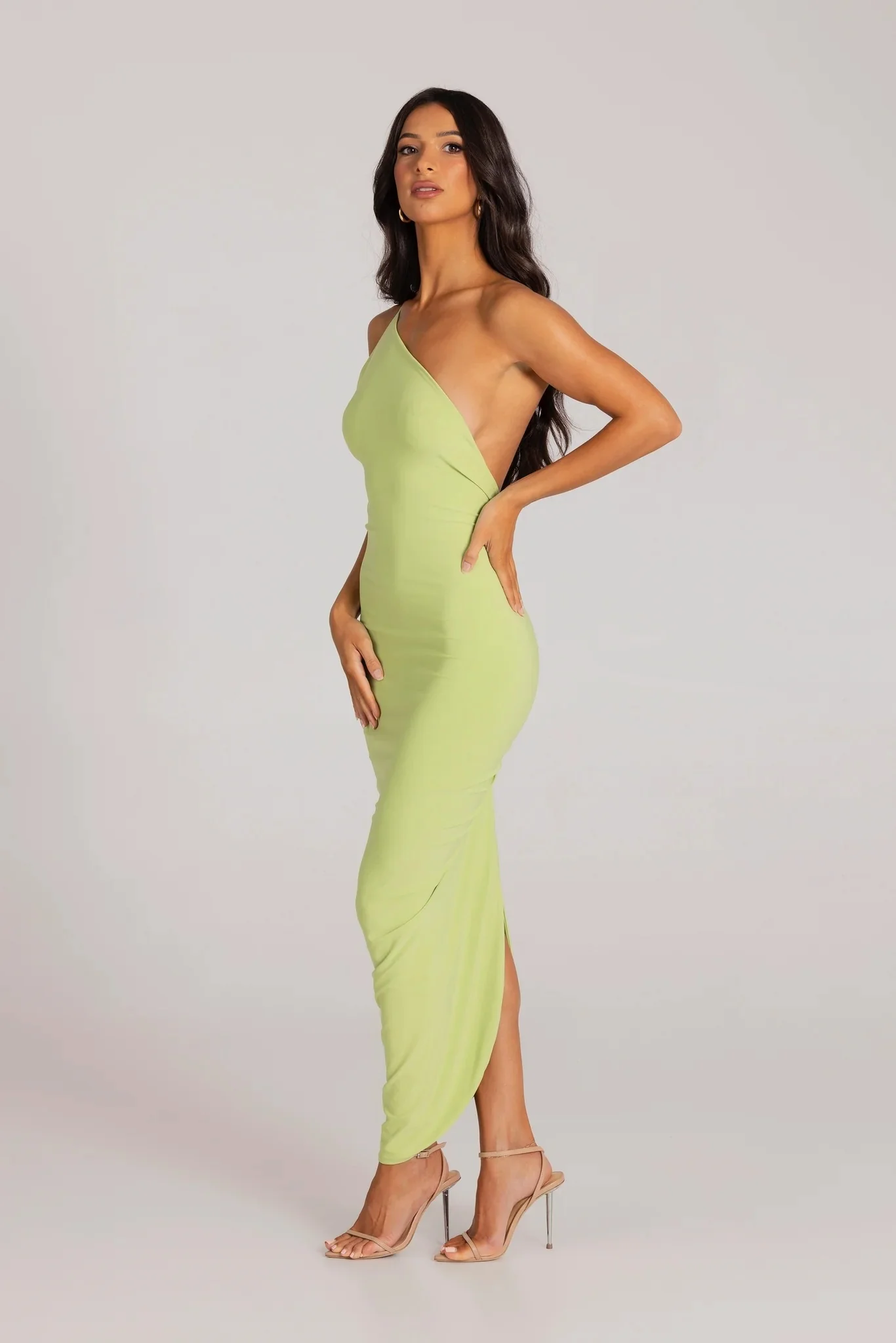 Lydia Dress - Lime - Image 4