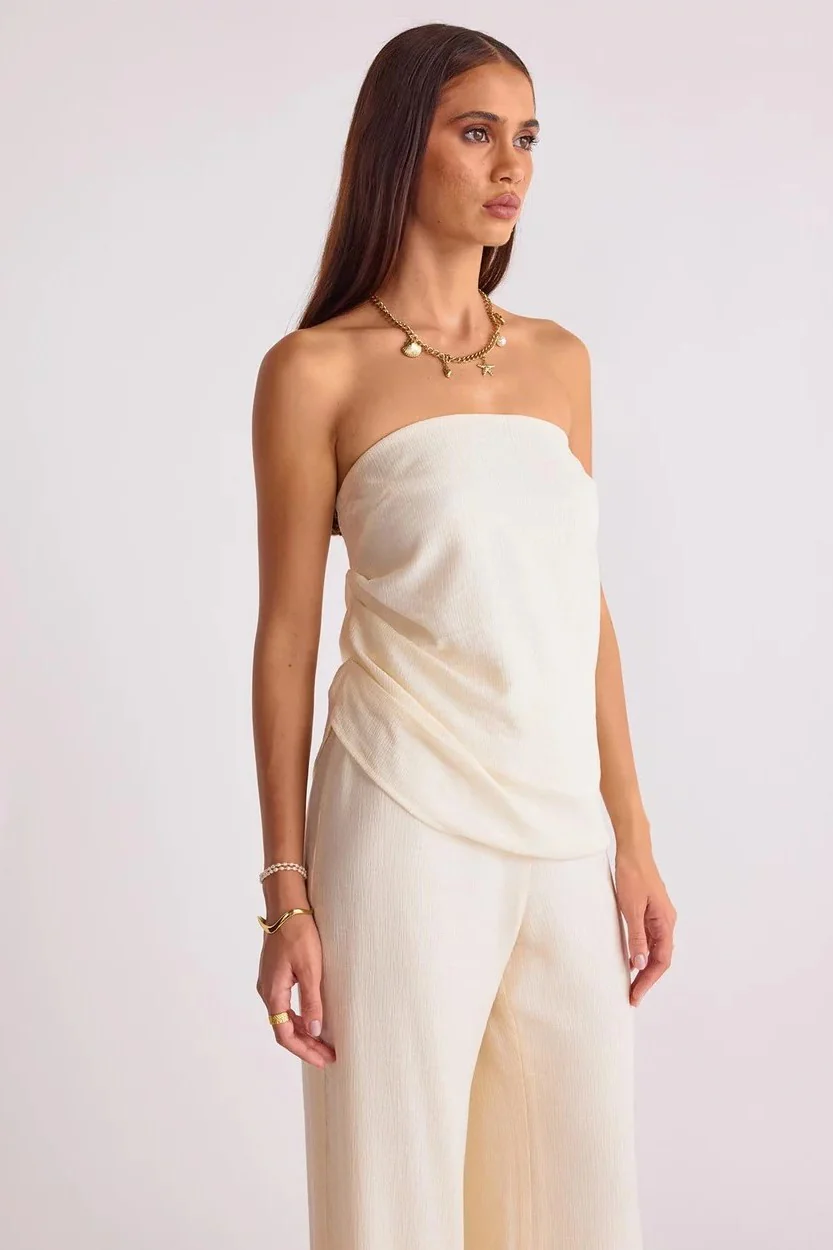 Lyra Pant - Creme - Image 4