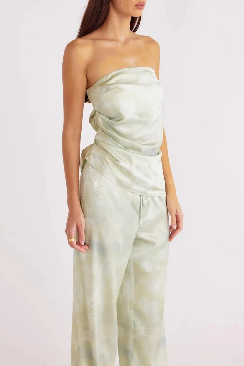 Lyra Print Pant - Pear - Image 4