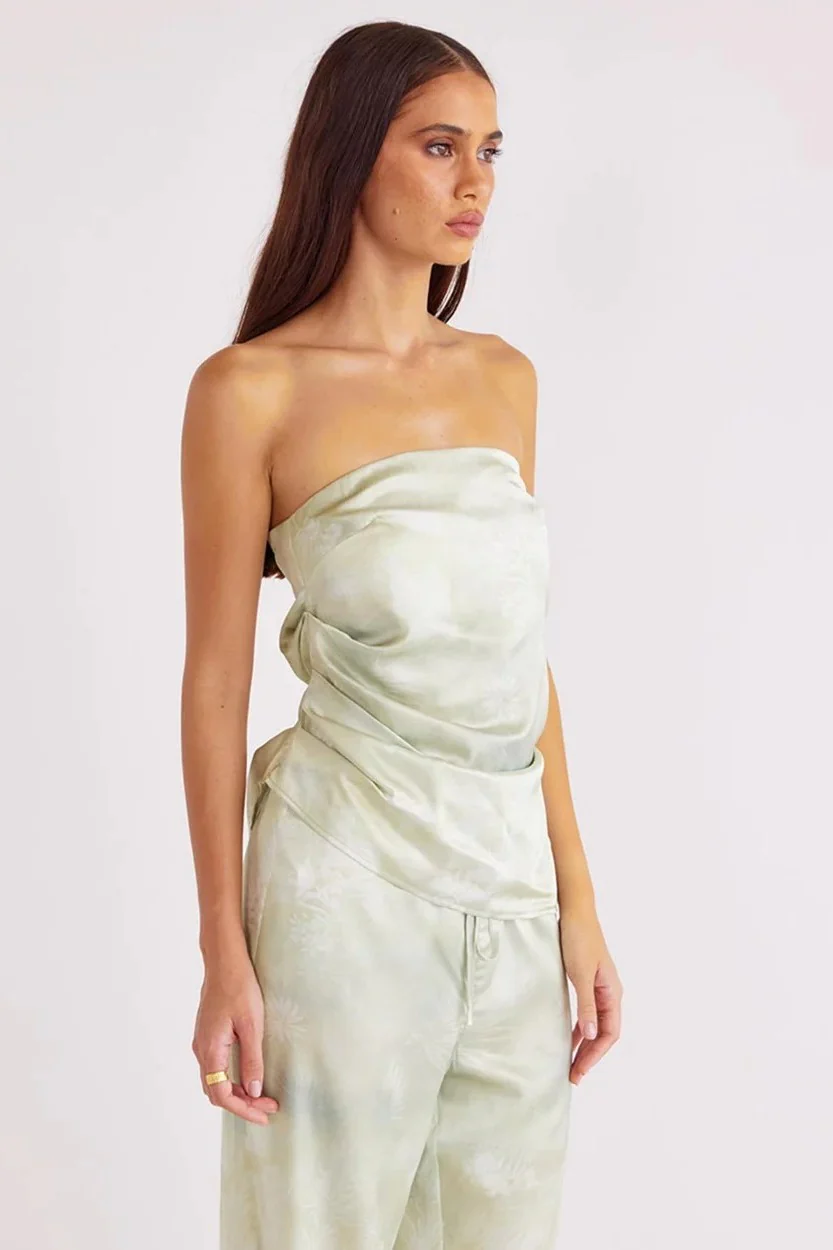 Lyra Print Top - Pear - Image 3