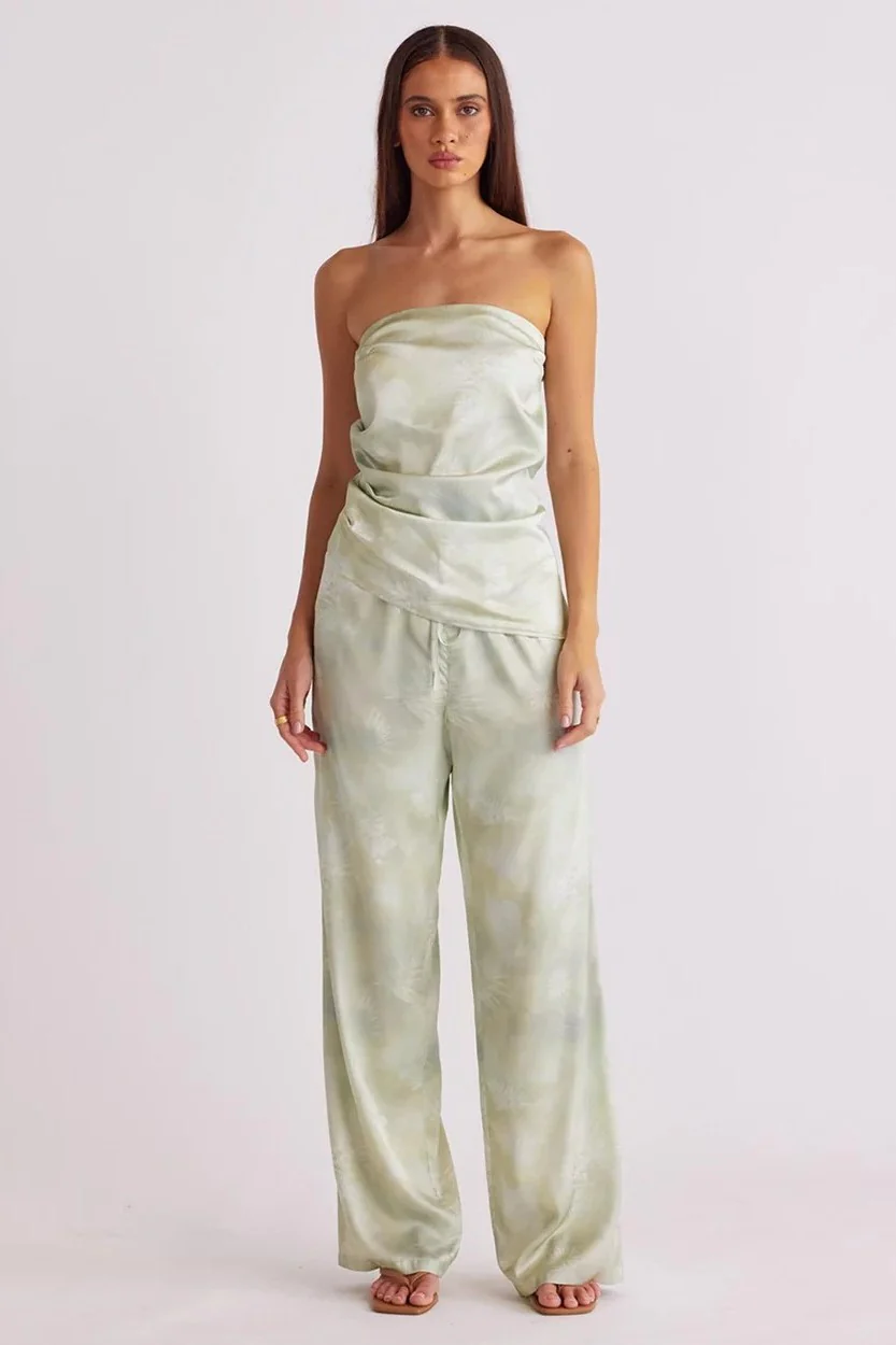 Lyra Print Top - Pear - Image 4