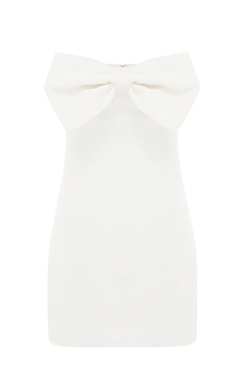 Maddy Mini Dress - White - Image 3