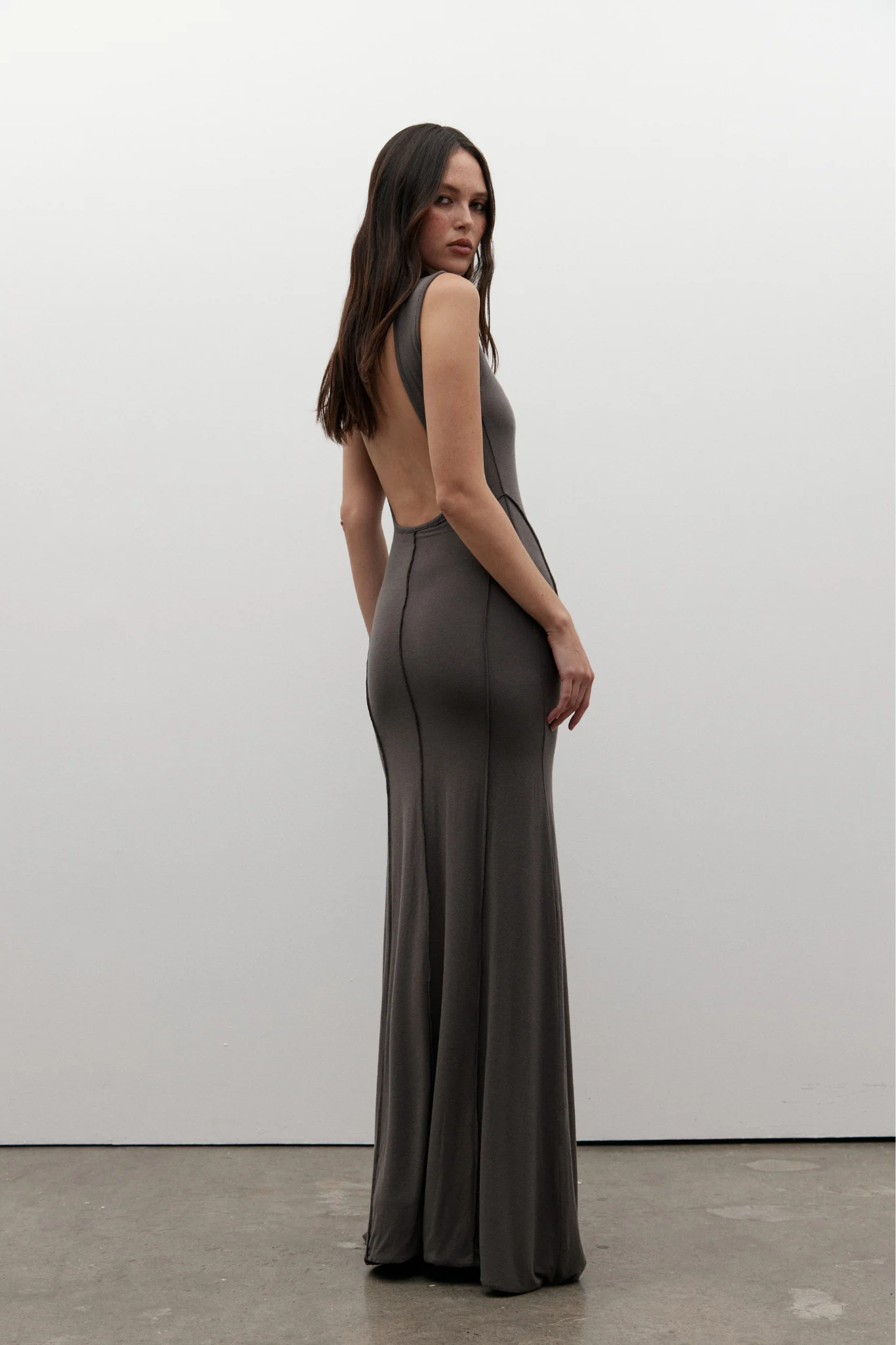 Mae Maxi Dress - Smoke - Image 2