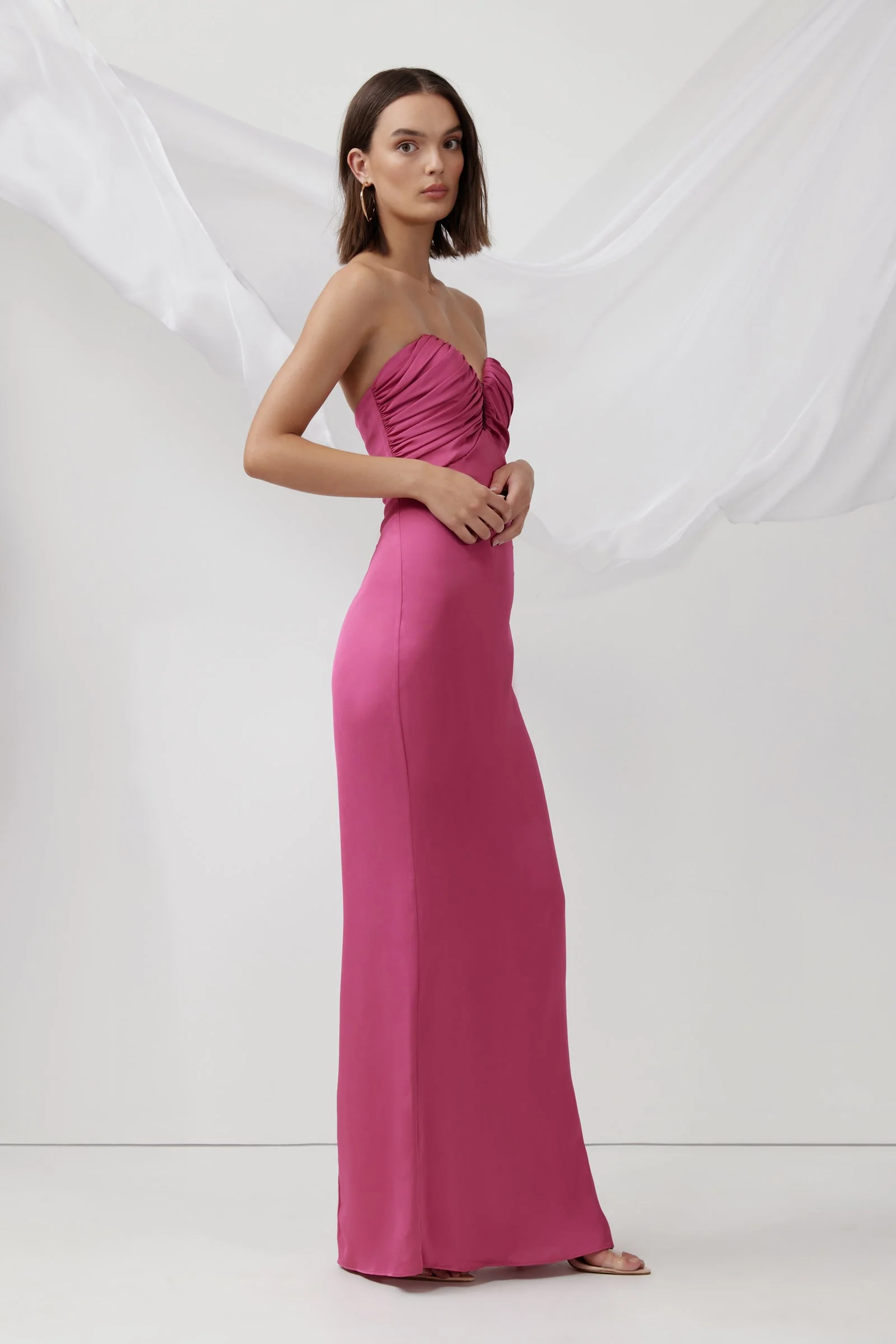 Magnolia Dress - Magenta - Image 3