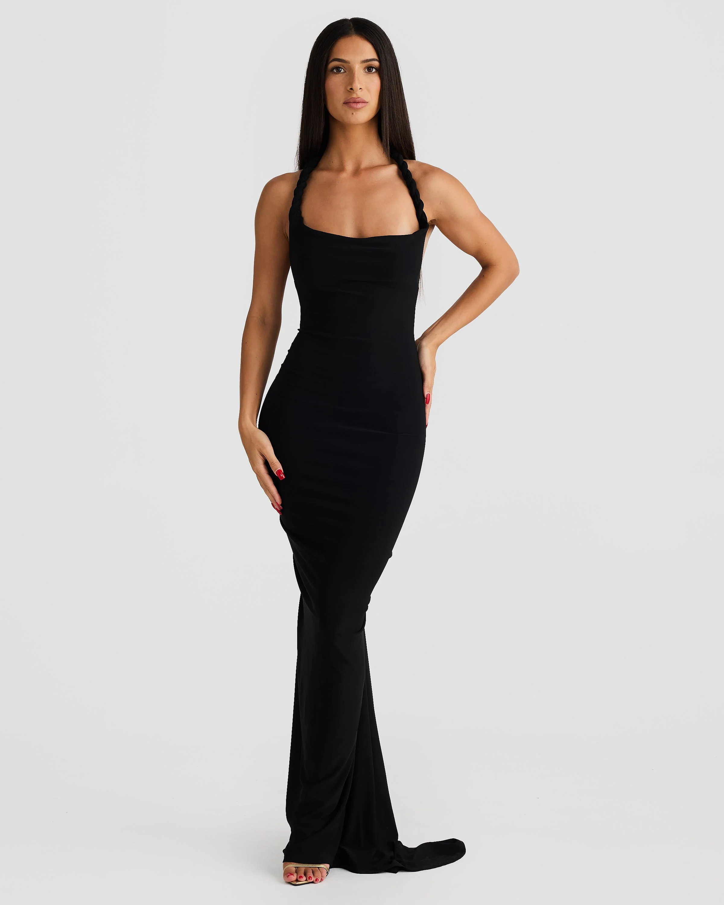 Maia Multi-Way Gown - Black - Image 4
